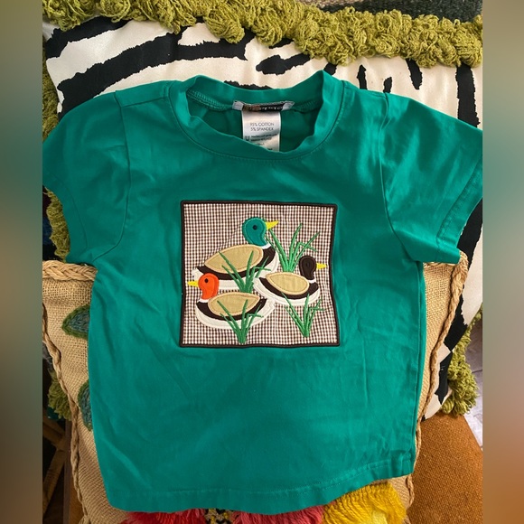Chick and Chap, duck appliqué shirt - Picture 2 of 6